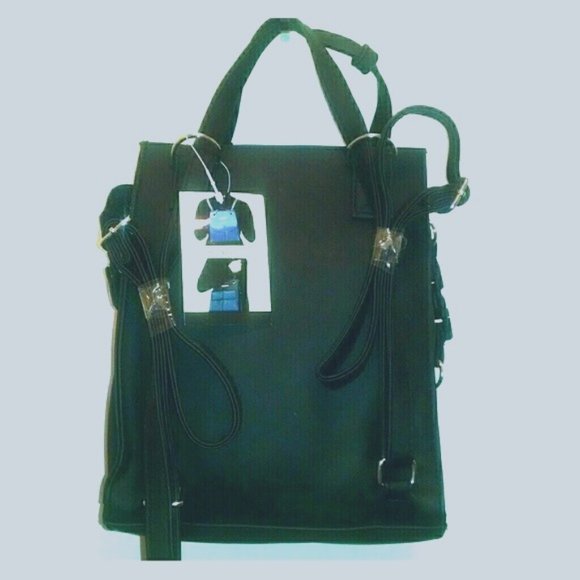 Vintage Rare Cute Backpack purse unique black main image 6